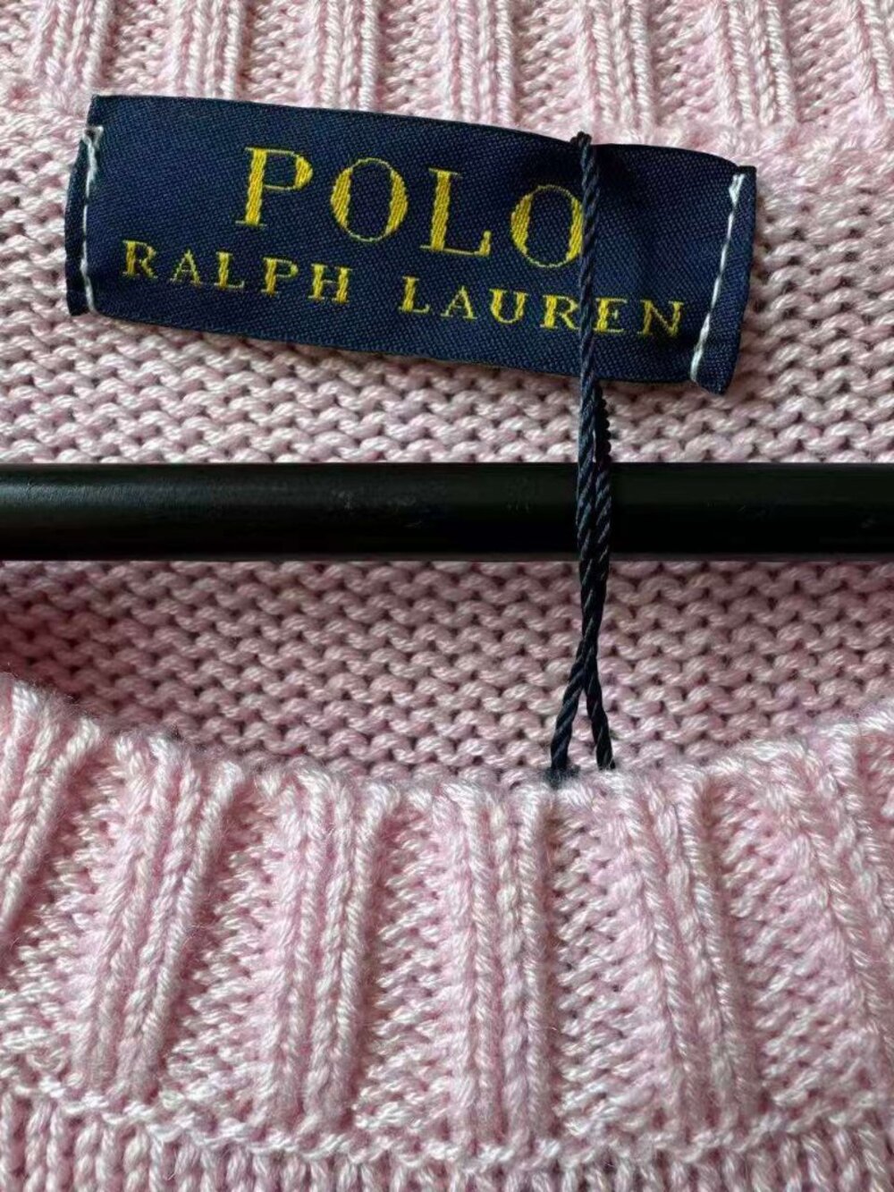 Polo Ralph Lauren Pink Teddy Bear Graphic Cotton Crewneck Sweater - Picture 6 of 7